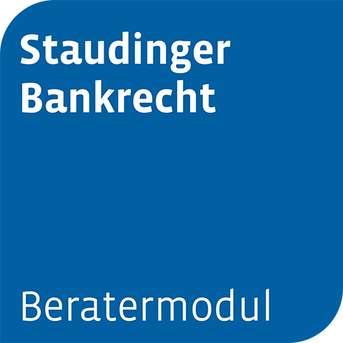 Beratermodul Staudinger Bankrecht