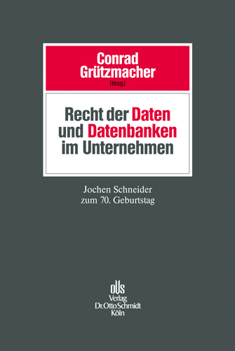 Recht der Daten und Datenbanken im Unternehmen