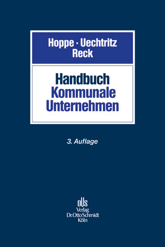 Handbuch Kommunale Unternehmen