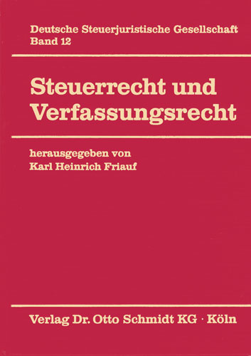 Steuerrecht und Verfassungsrecht