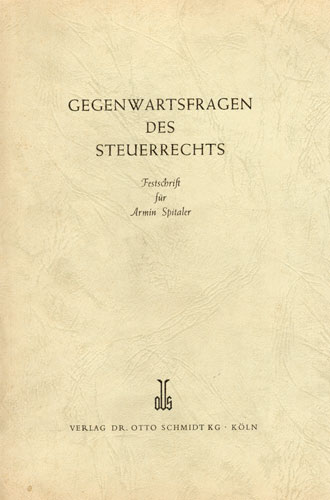 Festschrift für Armin Spitaler