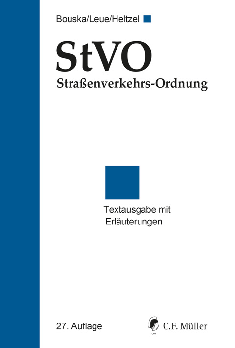 StVO Straßenverkehrs-Ordnung