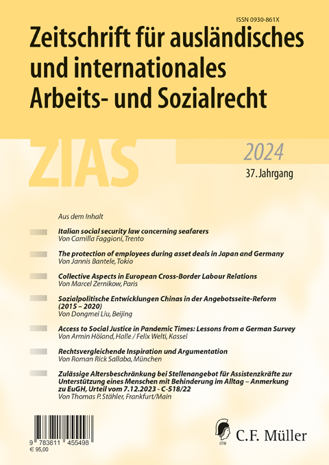 Zeitschrift für ausländisches und internationales Arbeits- und Sozialrecht