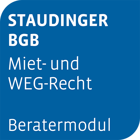 Beratermodul STAUDINGER BGB Miet- und WEG-Recht