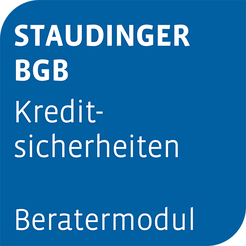 Beratermodul STAUDINGER BGB Kreditsicherheiten