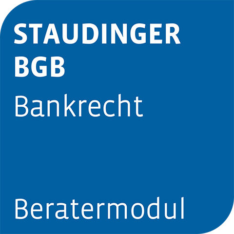 Beratermodul STAUDINGER BGB Bankrecht