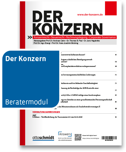 DER KONZERN Zeitschrift & Digital (Bundle)