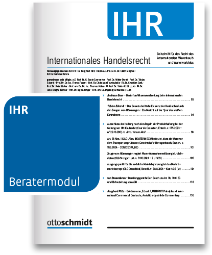 IHR - Internationales Handelsrecht