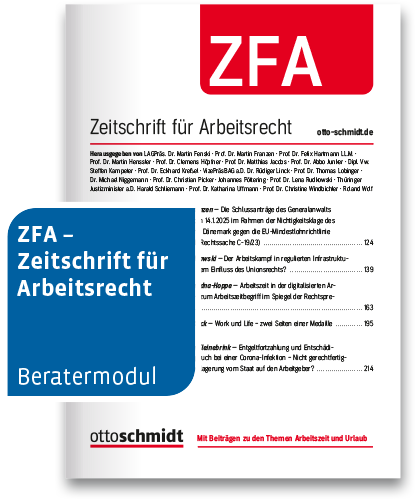 ZFA - Zeitschrift für Arbeitsrecht