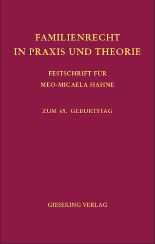 Familienrecht in Praxis und Theorie