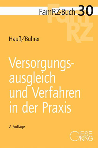 Versorgungsausgleich und Verfahren in der Praxis